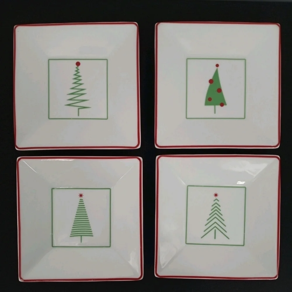 CRATE & BARREL Red Green 5.5